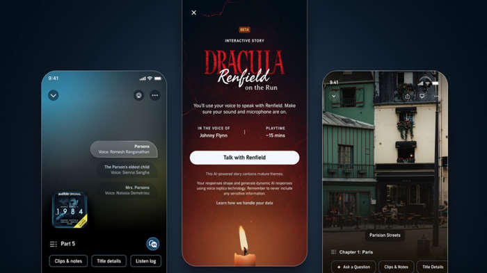 Audible thinks you want to have an AI-generated conversation with Dracula's beleaguered servant