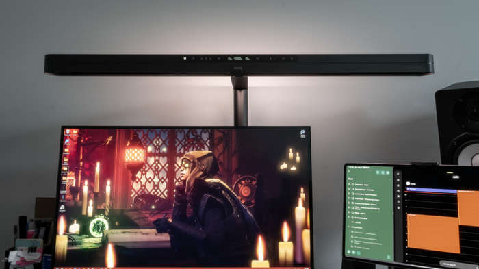 BenQ's first dual-monitor desk lamp will give your screens a glow up