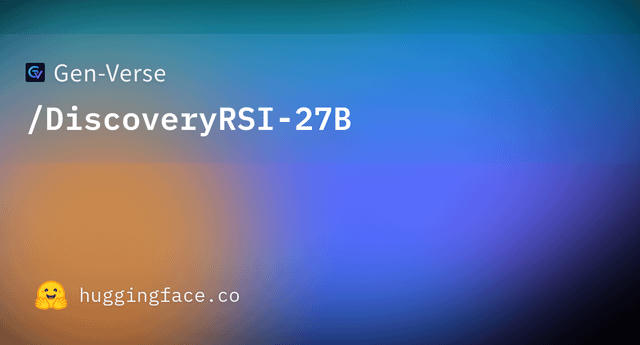 Gen-Verse/DiscoveryRSI-27B (finetune)