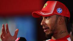 Hamilton bemused after glitch turns F1 into 'Lego race'