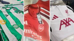 Inside the £1-an-hour official football shirt factories