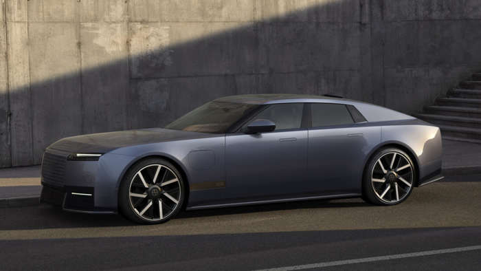 Jaguar's controversial Type 01 EV looks like a '40s gangster car built for the modern electric era