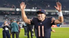 Keenum stars for Bears on first start since 2023
