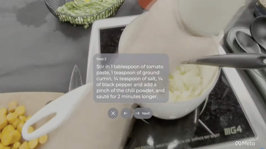 New York Times Cooking is coming to Meta's AI and display glasses