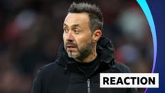 'Tottenham needs this reaction' - De Zerbi defends Bentancur red