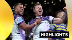 Wakefield beat Warrington to become champions for first time since 1968