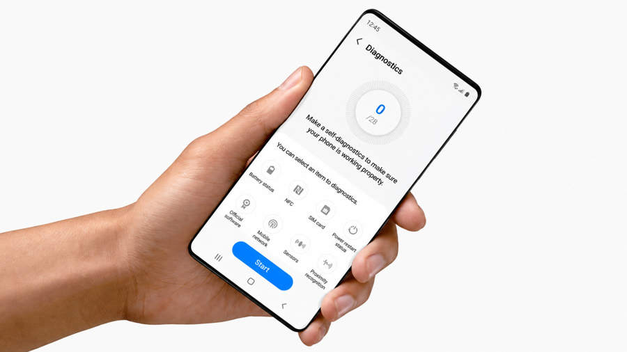 You can check your Samsung Galaxy's health with a built-in test