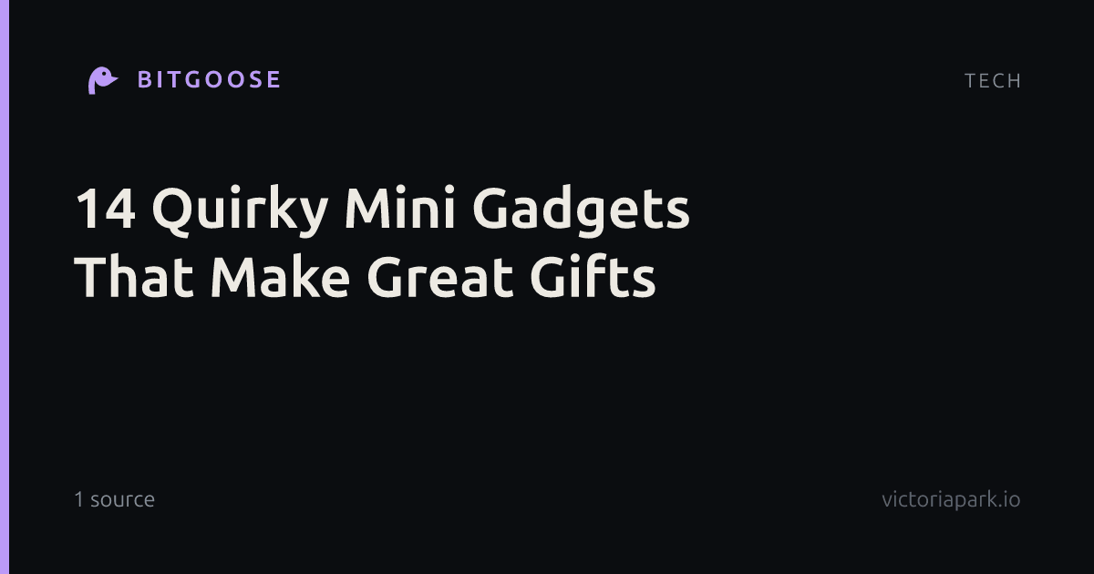 14 Quirky Mini Gadgets That Make Great Gifts