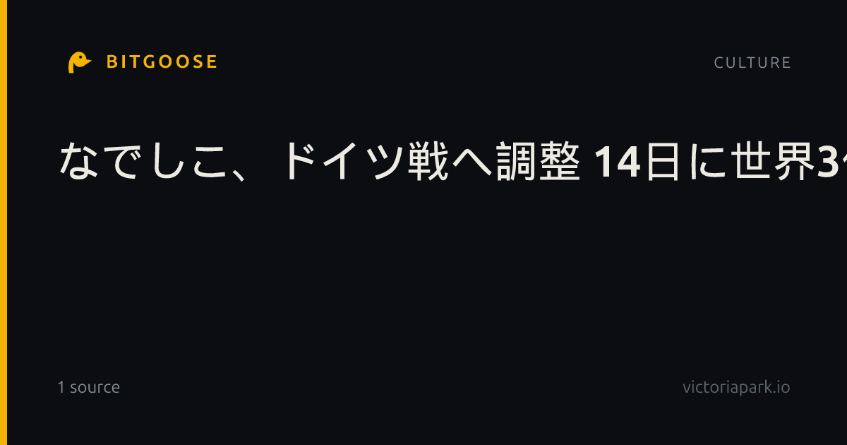 なでしこ、ドイツ戦へ調整 14日に世界3位と対戦