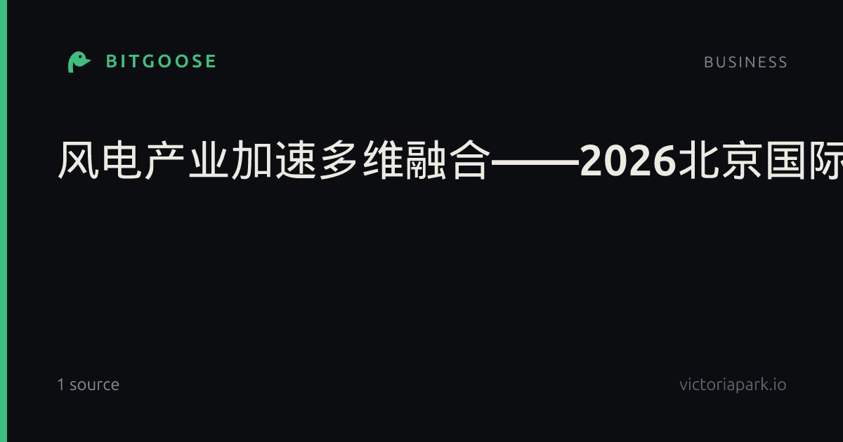 风电产业加速多维融合——2026北京国际风能大会观察