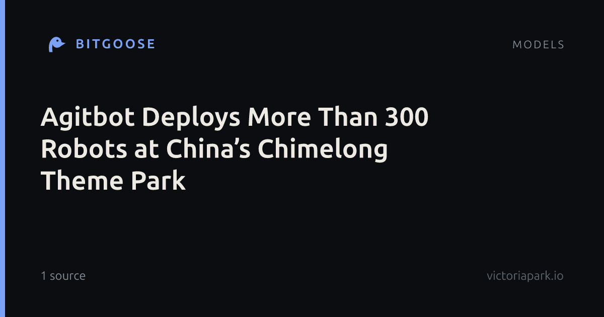 Agitbot Deploys More Than 300 Robots at China’s Chimelong Theme Park