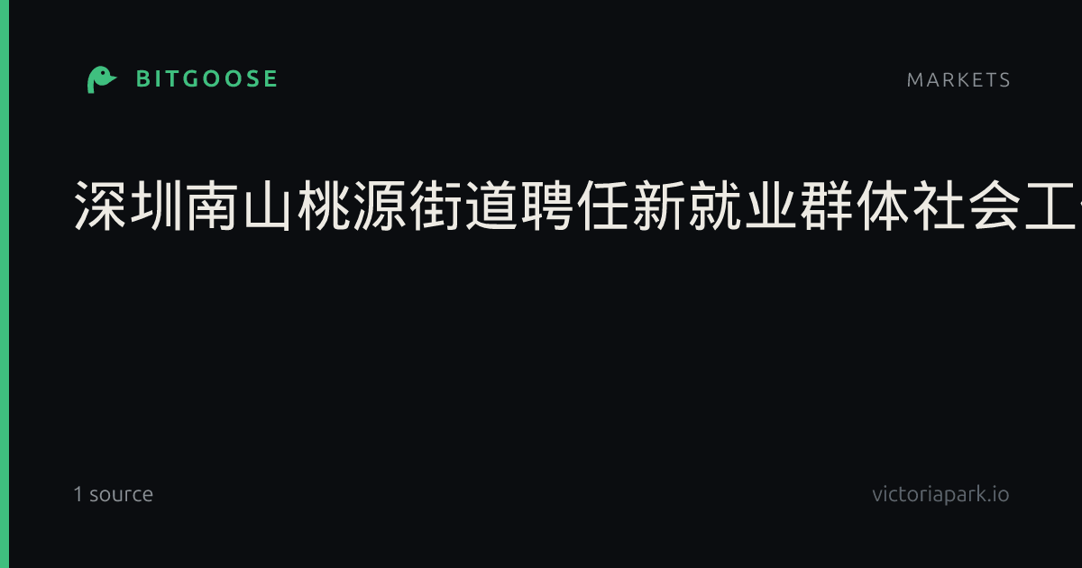 深圳南山桃源街道聘任新就业群体社会工作观察员，为APEC保障注入基层共治力量