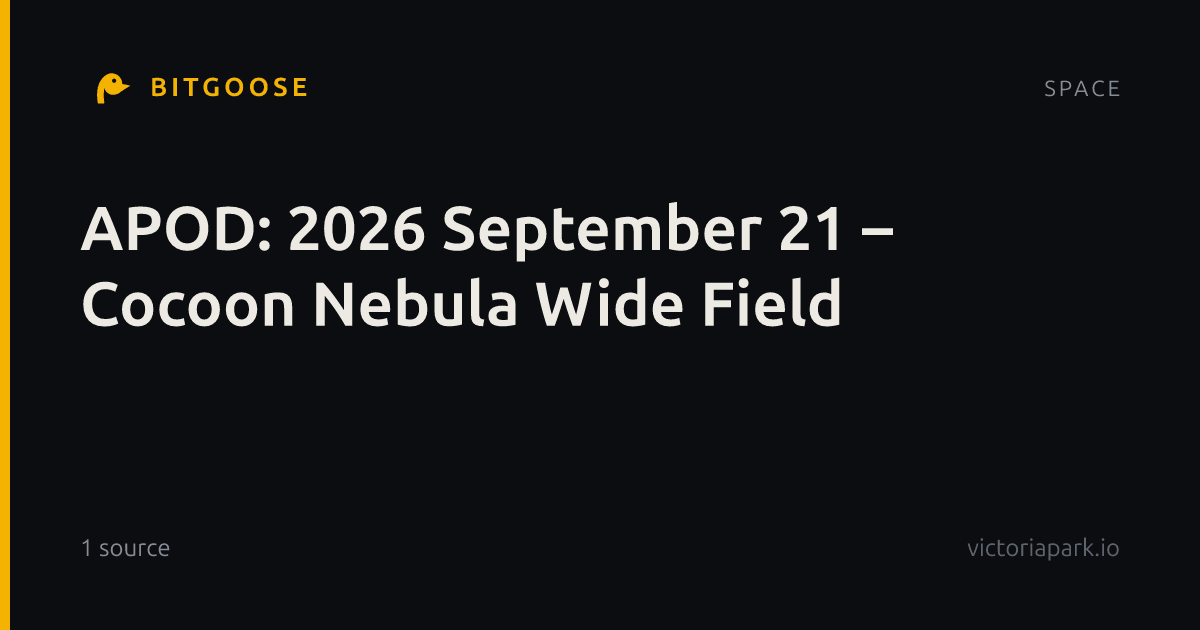 APOD: 2026 September 21 – Cocoon Nebula Wide Field