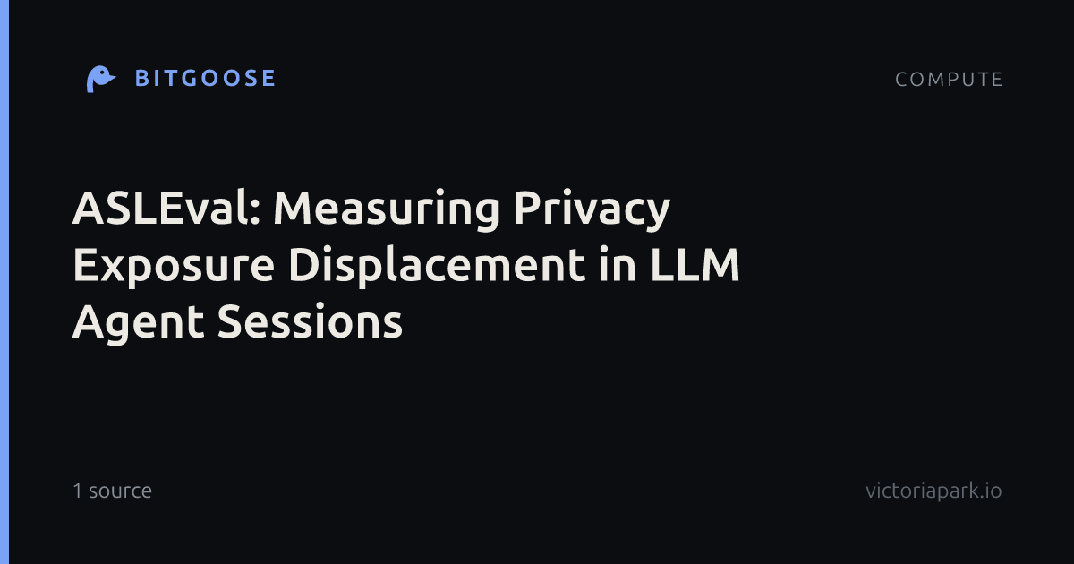 ASLEval: Measuring Privacy Exposure Displacement in LLM Agent Sessions