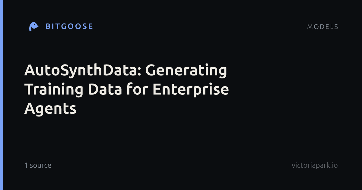 AutoSynthData: Generating Training Data for Enterprise Agents