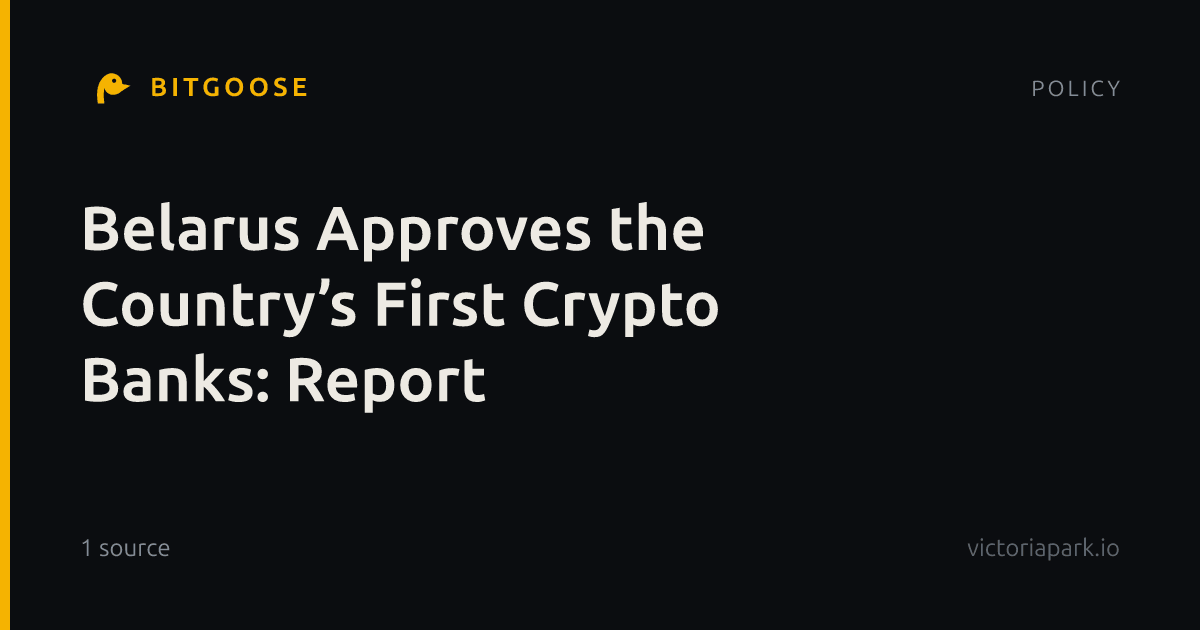 Belarus Approves the Country’s First Crypto Banks: Report