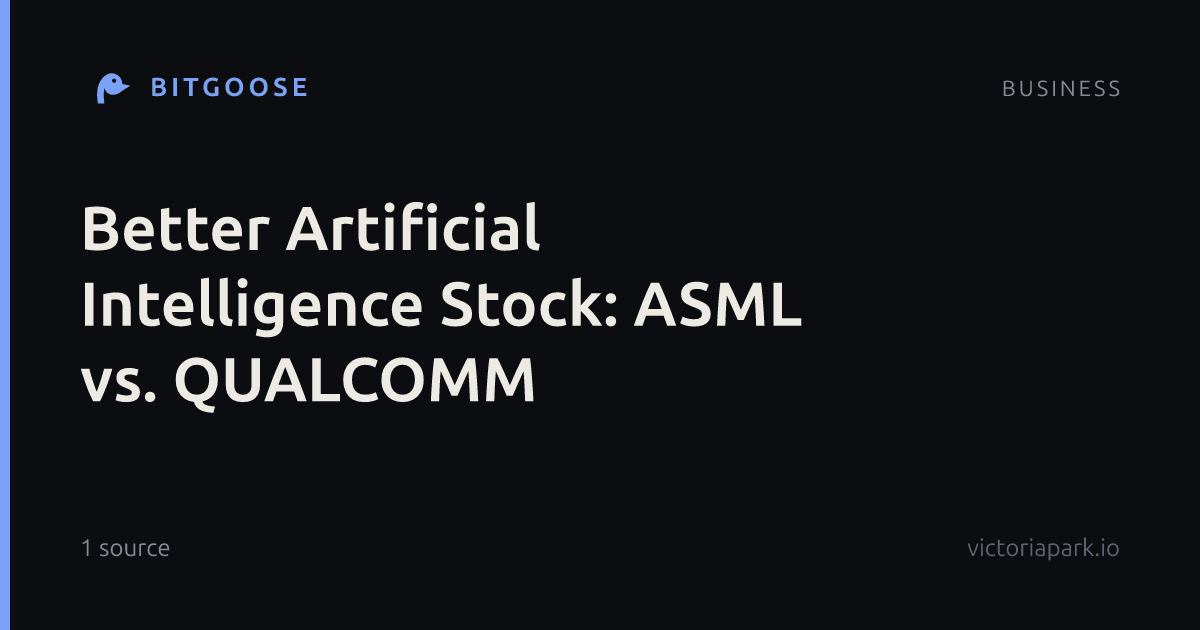 Better Artificial Intelligence Stock: ASML vs. QUALCOMM