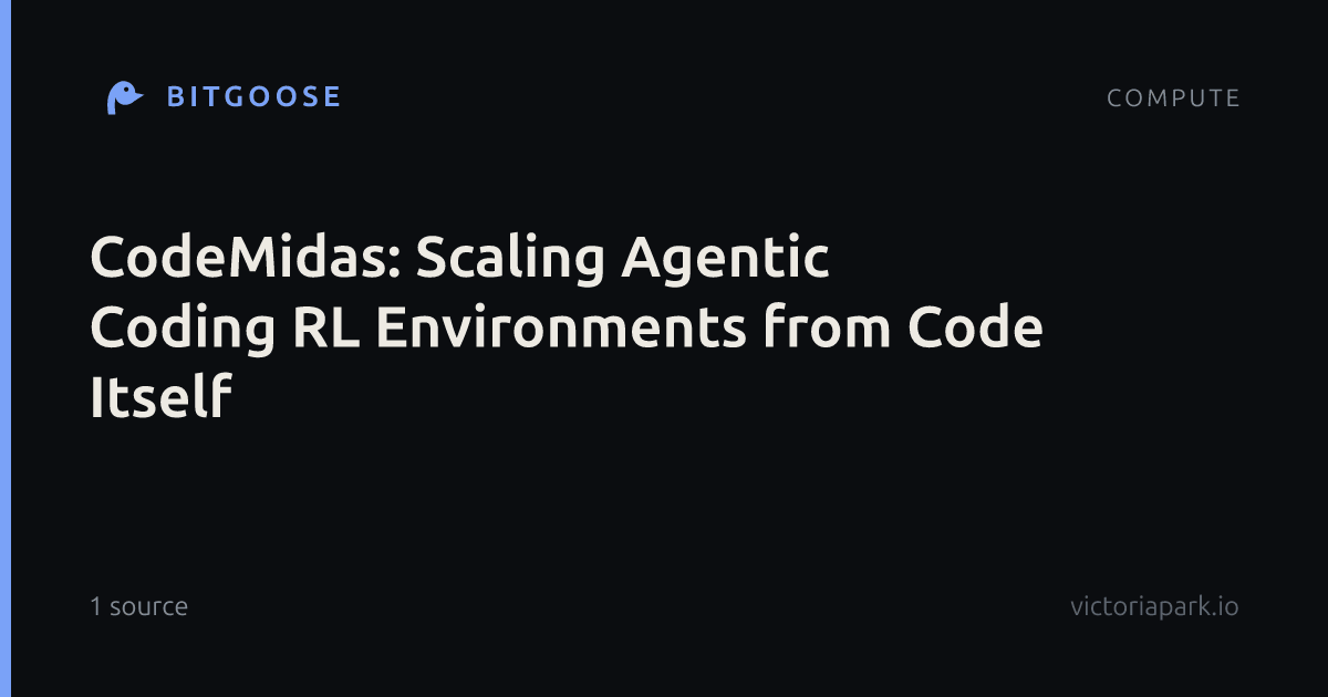 CodeMidas: Scaling Agentic Coding RL Environments from Code Itself