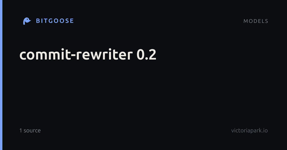 commit-rewriter 0.2