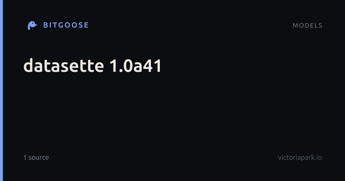 datasette 1.0a41
