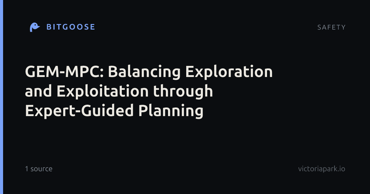 GEM-MPC: Balancing Exploration and Exploitation through Expert-Guided Planning