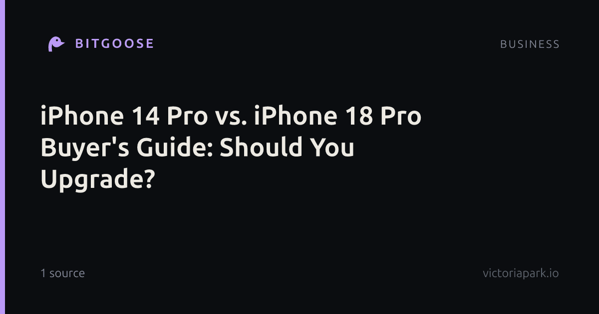 iPhone 14 Pro vs. iPhone 18 Pro Buyer's Guide: Should You Upgrade?
