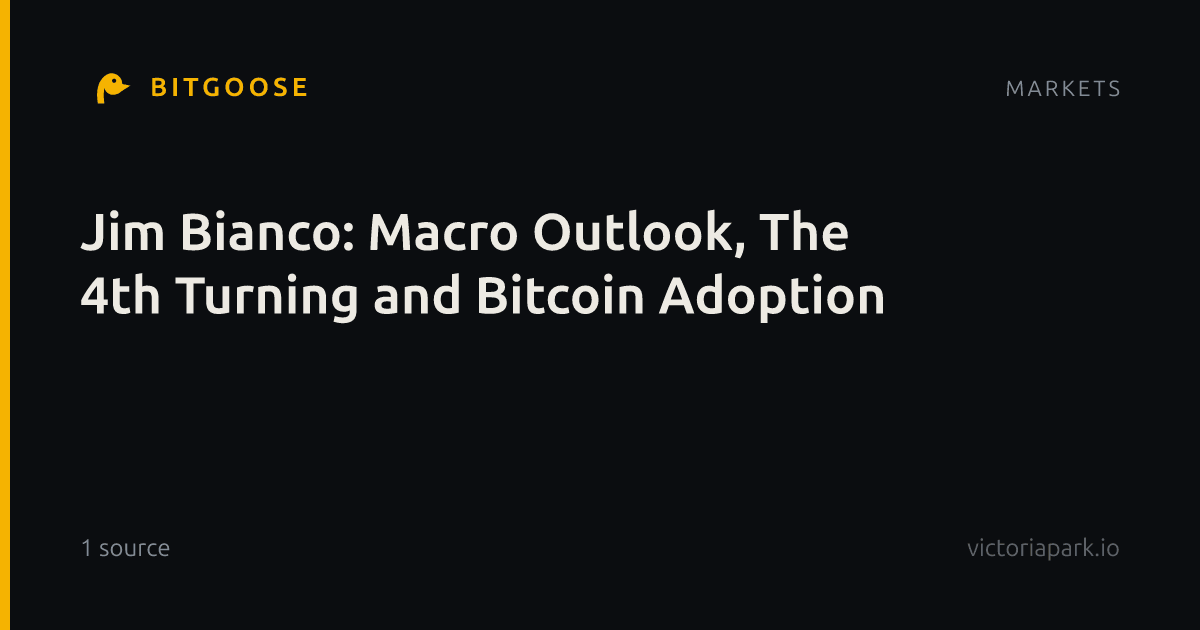 Jim Bianco: Macro Outlook, The 4th Turning and Bitcoin Adoption