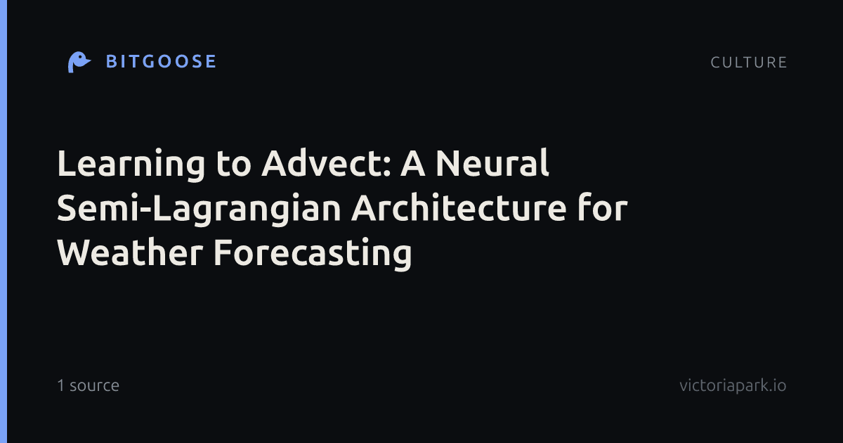 Learning to Advect: A Neural Semi-Lagrangian Architecture for Weather Forecasting