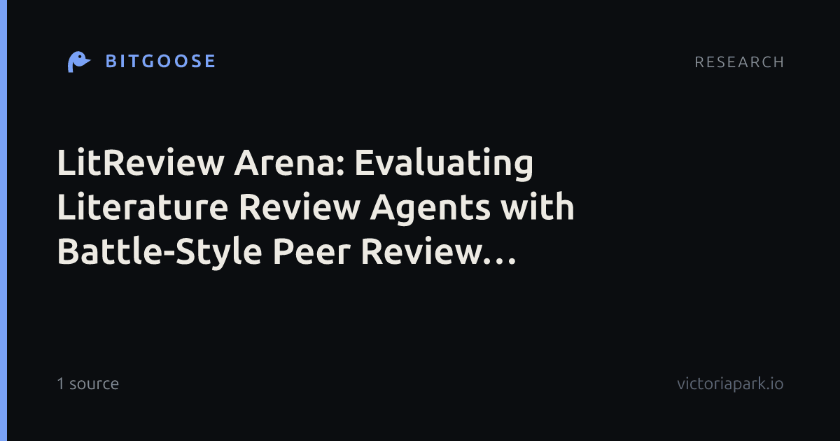 LitReview Arena: Evaluating Literature Review Agents with Battle-Style Peer Review Platform