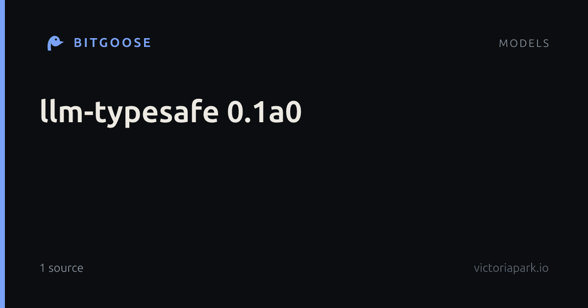 llm-typesafe 0.1a0