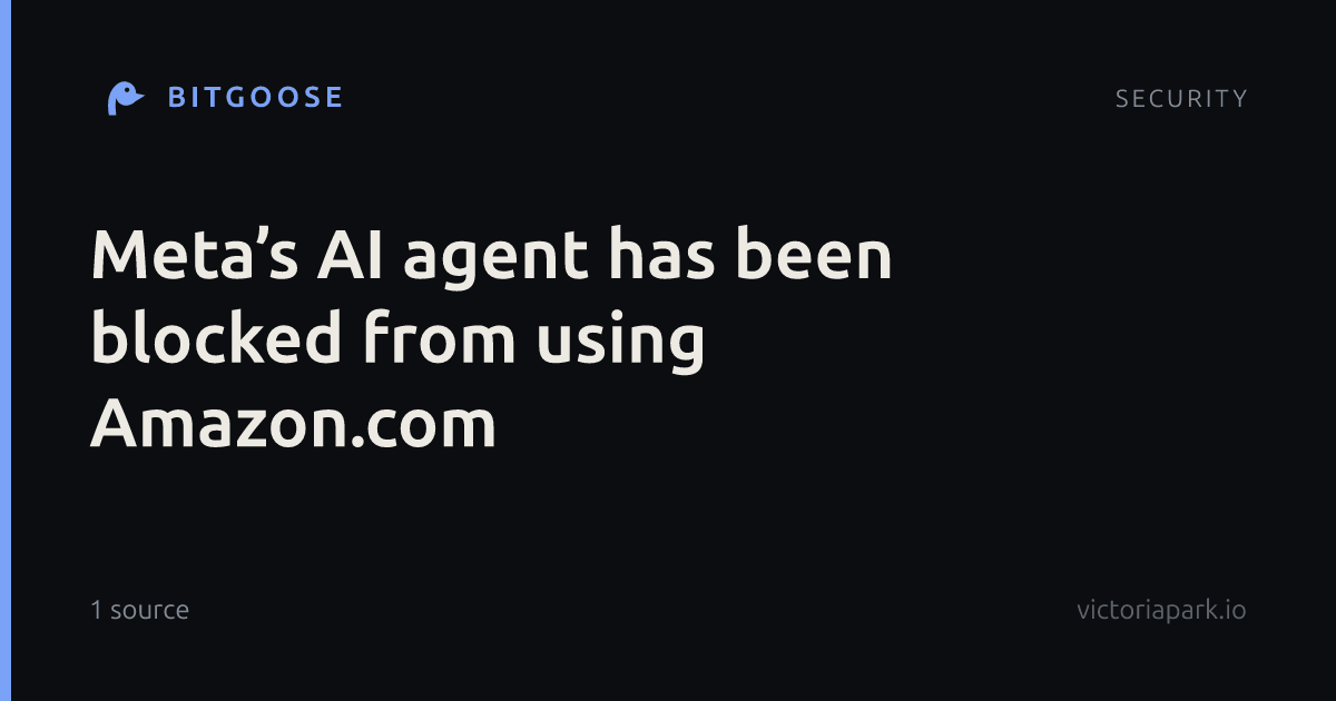 Meta’s AI agent has been blocked from using Amazon.com