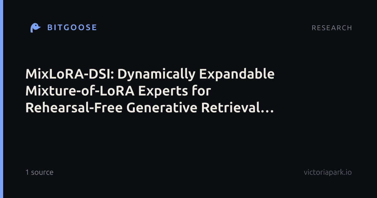 MixLoRA-DSI: Dynamically Expandable Mixture-of-LoRA Experts for Rehearsal-Free Generative Retrieval over Dynamic Corpora