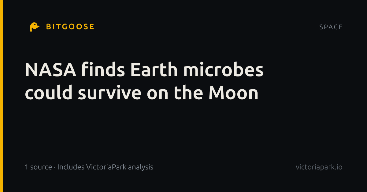 NASA finds Earth microbes could survive on the Moon