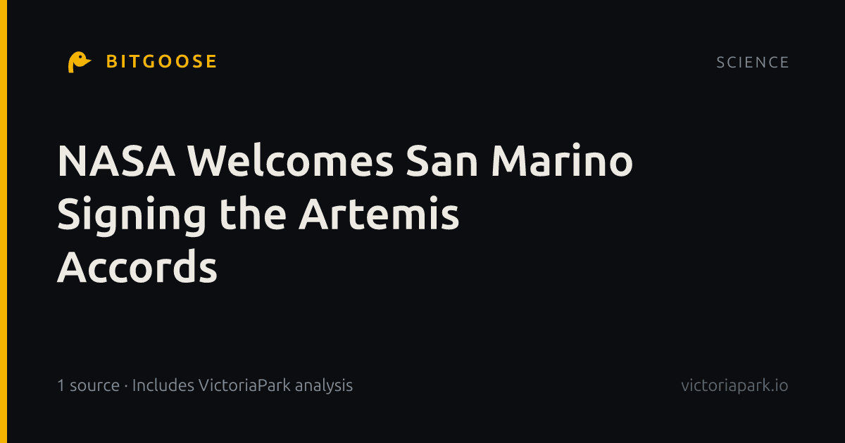 NASA Welcomes San Marino Signing the Artemis Accords