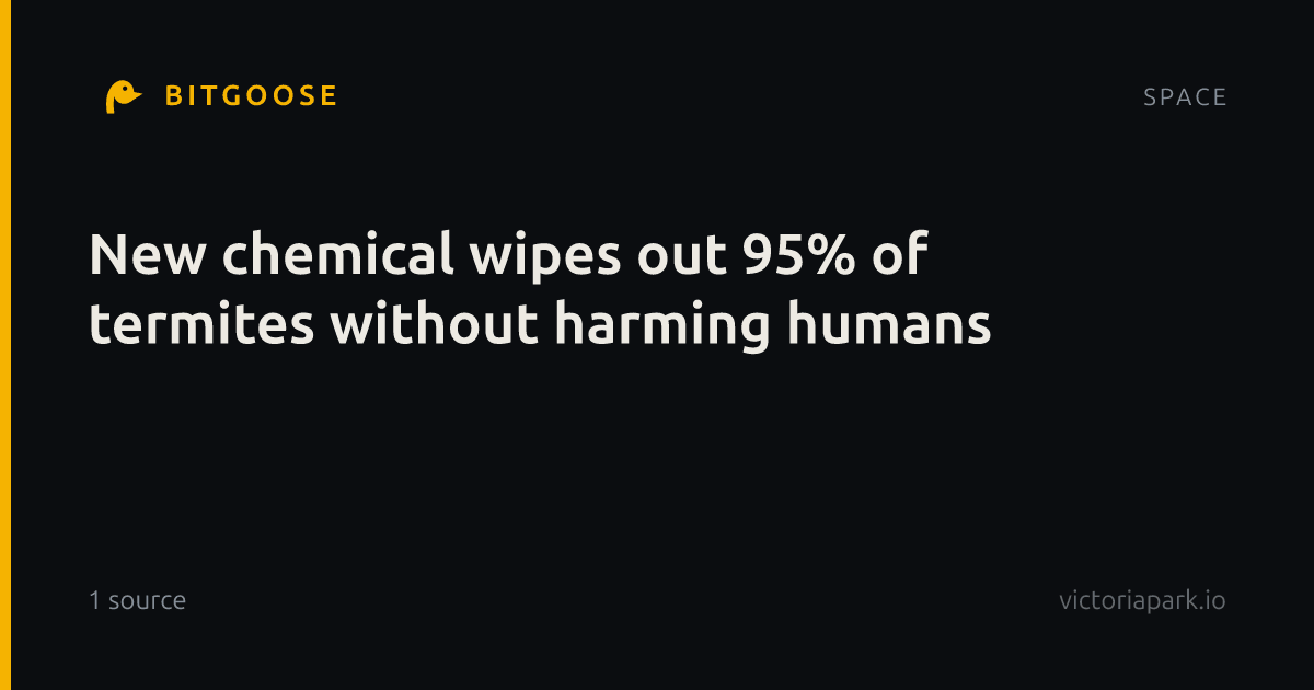 New chemical wipes out 95% of termites without harming humans