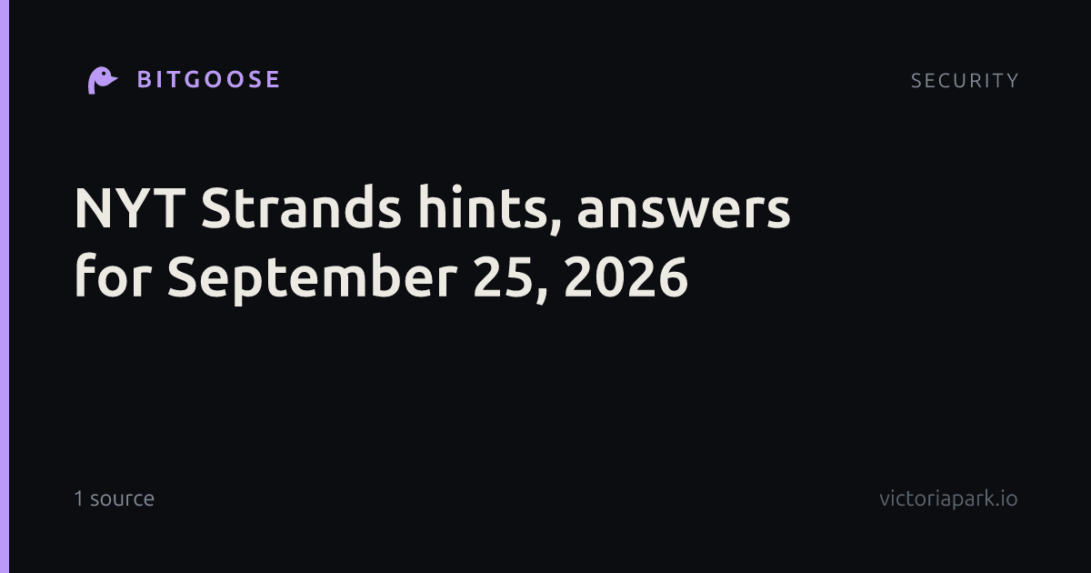 NYT Strands hints, answers for September 25, 2026