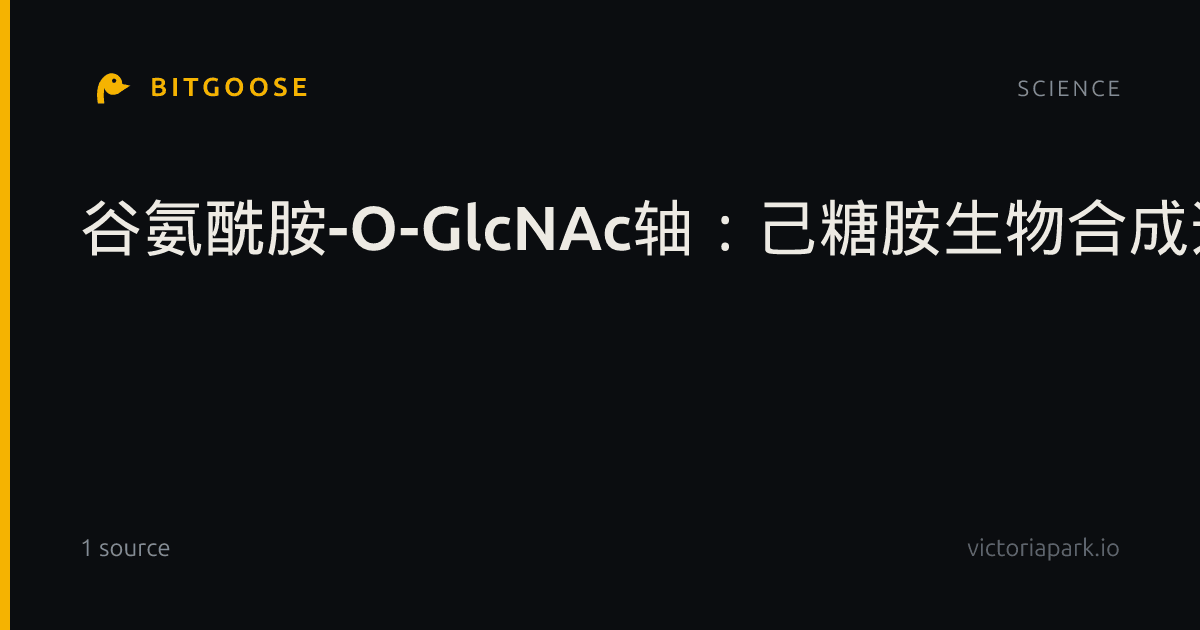 谷氨酰胺-O-GlcNAc轴：己糖胺生物合成途径（HBP）整合营养感知与磷酸化/泛素化串扰的中心代谢-信号网络