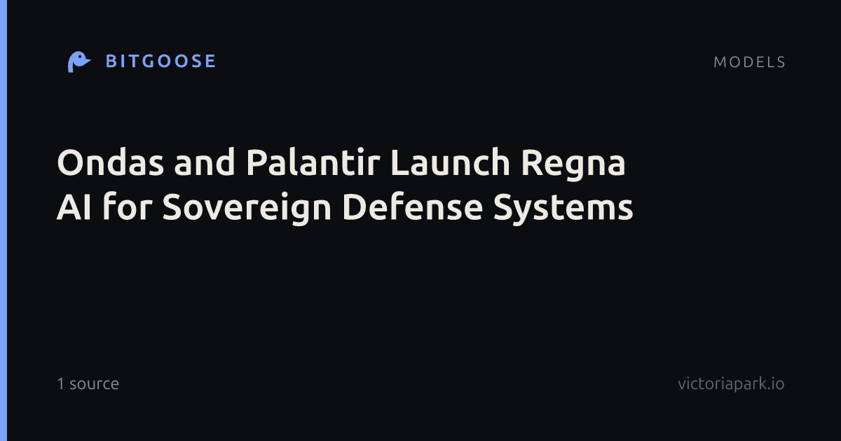 Ondas and Palantir Launch Regna AI for Sovereign Defense Systems