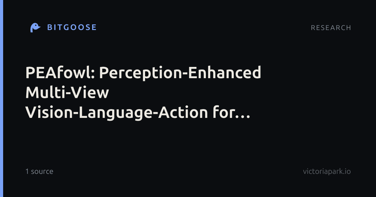 PEAfowl: Perception-Enhanced Multi-View Vision-Language-Action for Bimanual Manipulation