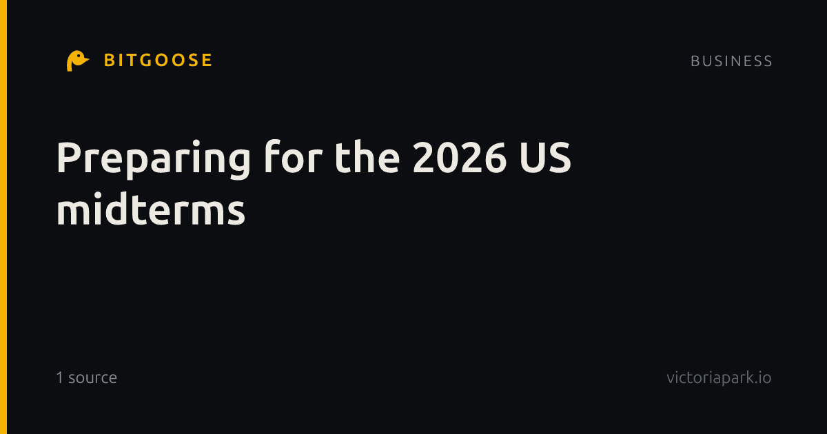 Preparing for the 2026 US midterms