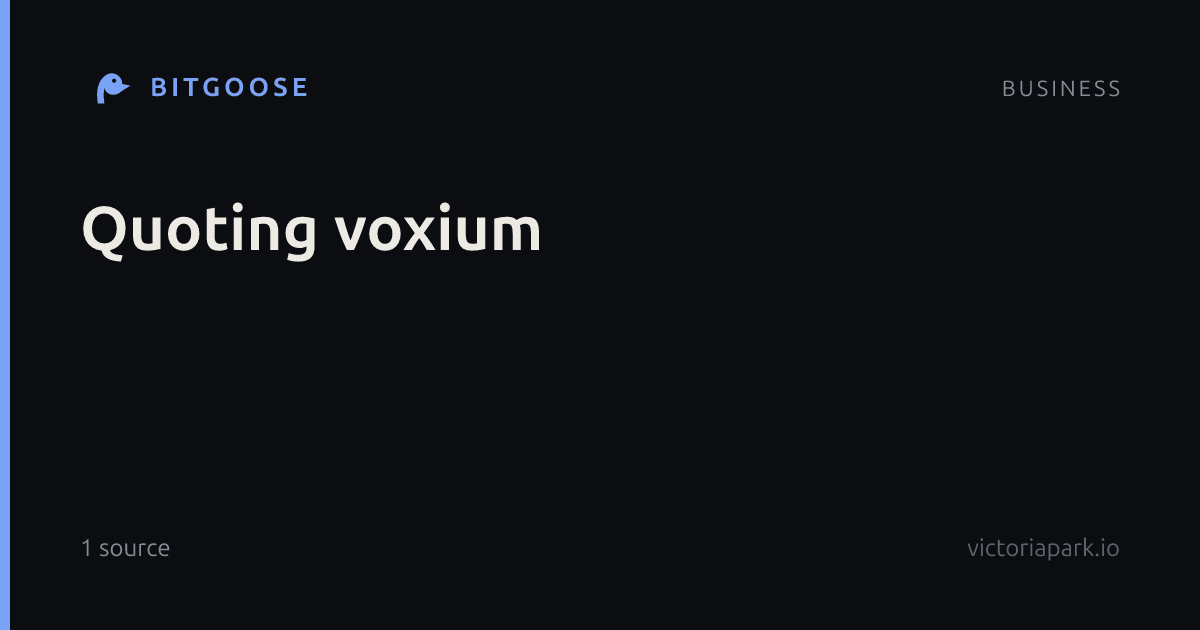 Quoting voxium