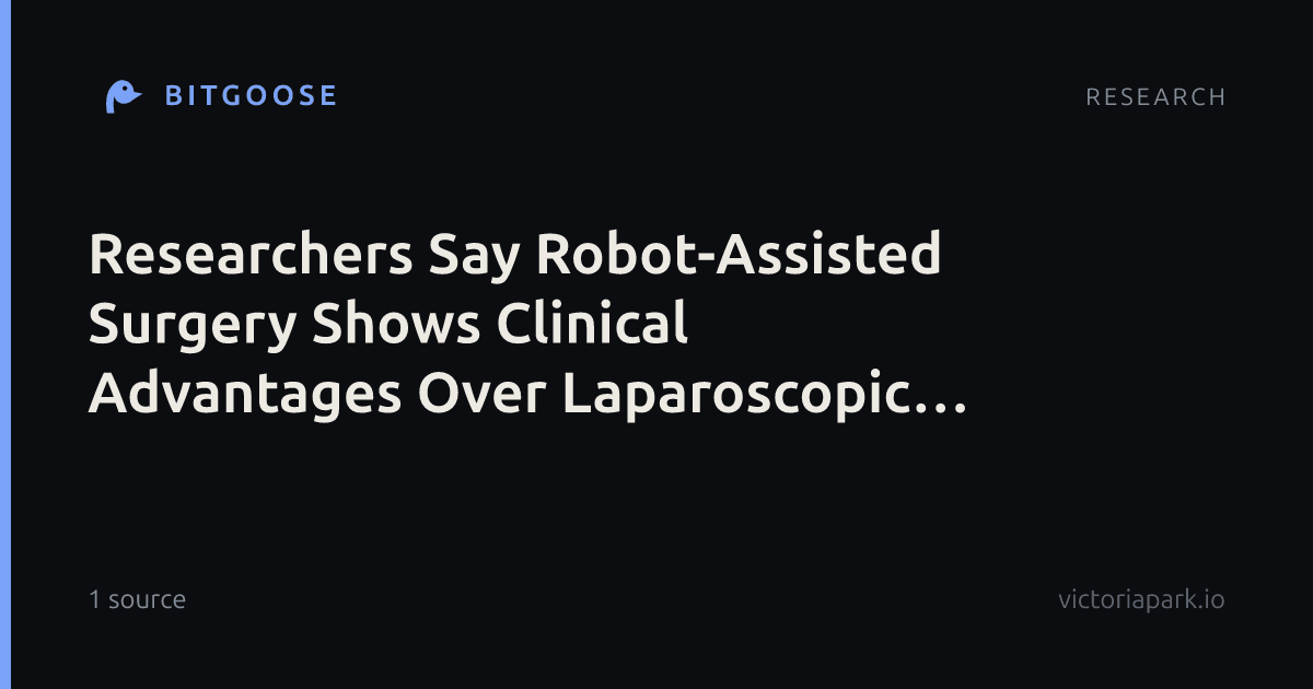 Researchers Say Robot-Assisted Surgery Shows Clinical Advantages Over Laparoscopic Surgery for Gastric Cancer