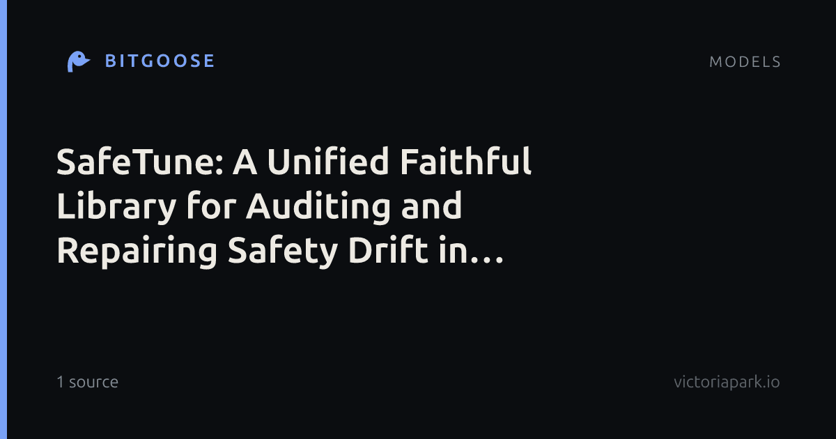 SafeTune: A Unified Faithful Library for Auditing and Repairing Safety Drift in Fine-Tuned LLMs