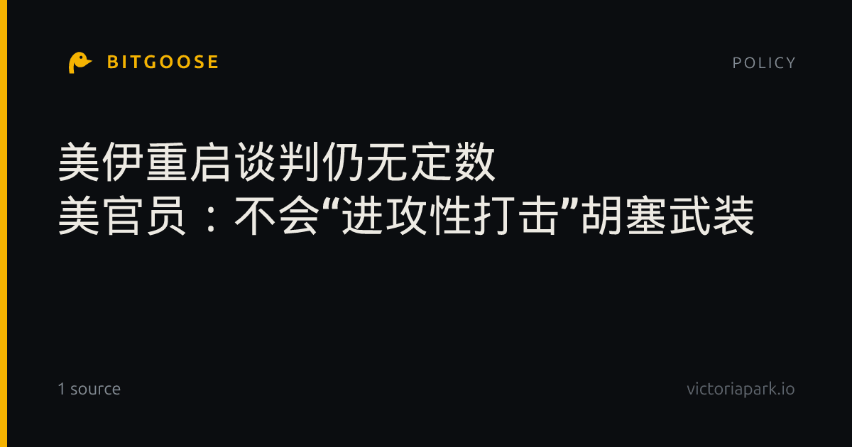 美伊重启谈判仍无定数 美官员：不会“进攻性打击”胡塞武装