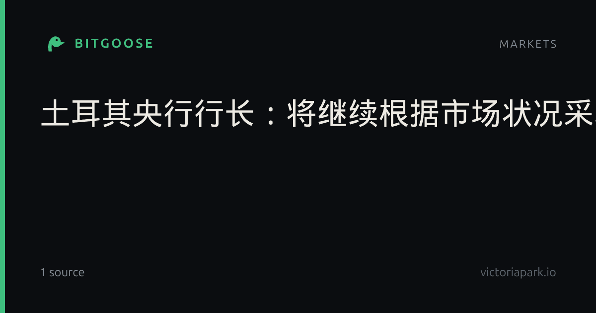 土耳其央行行长：将继续根据市场状况采取必要措施。