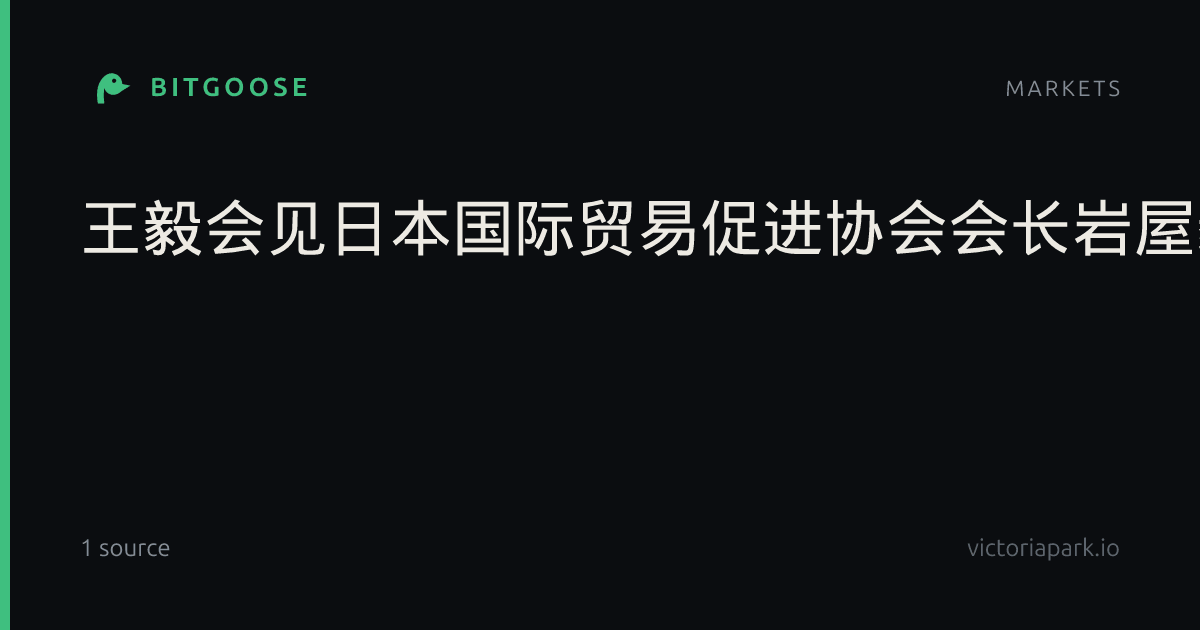 王毅会见日本国际贸易促进协会会长岩屋毅
