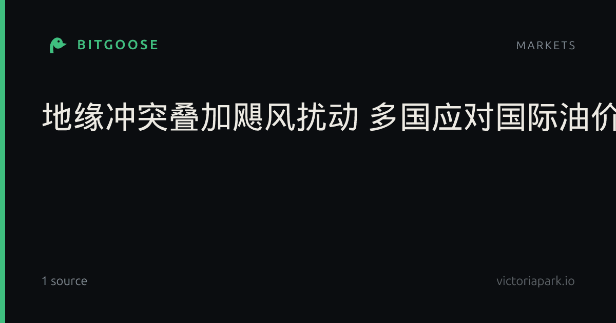 地缘冲突叠加飓风扰动 多国应对国际油价波动