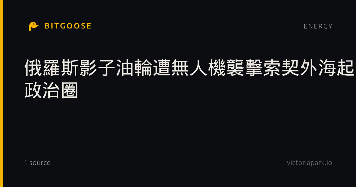 俄羅斯影子油輪遭無人機襲擊索契外海起火濃煙直竄- 政治圈
