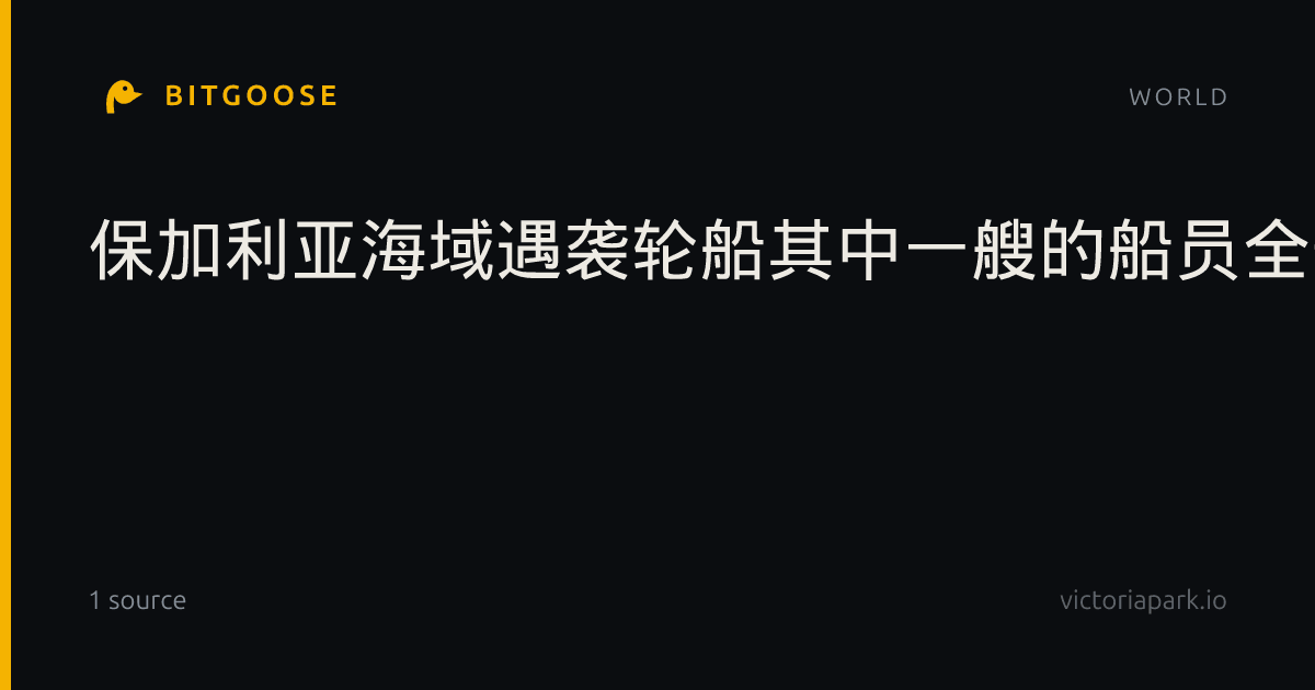 保加利亚海域遇袭轮船其中一艘的船员全部获救上岸