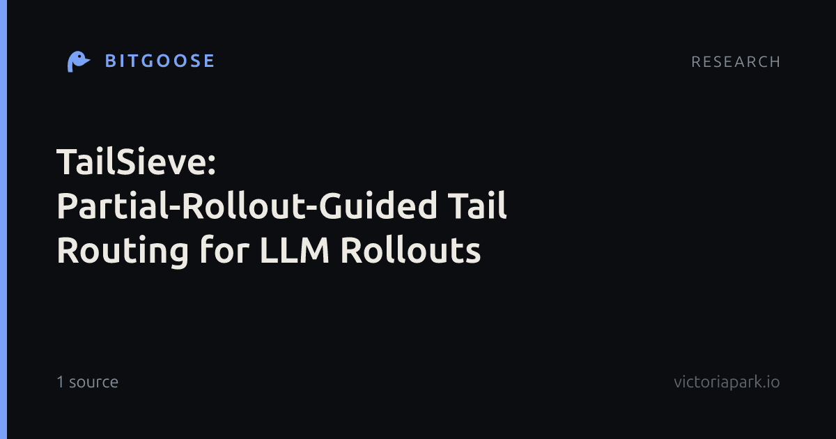 TailSieve: Partial-Rollout-Guided Tail Routing for LLM Rollouts
